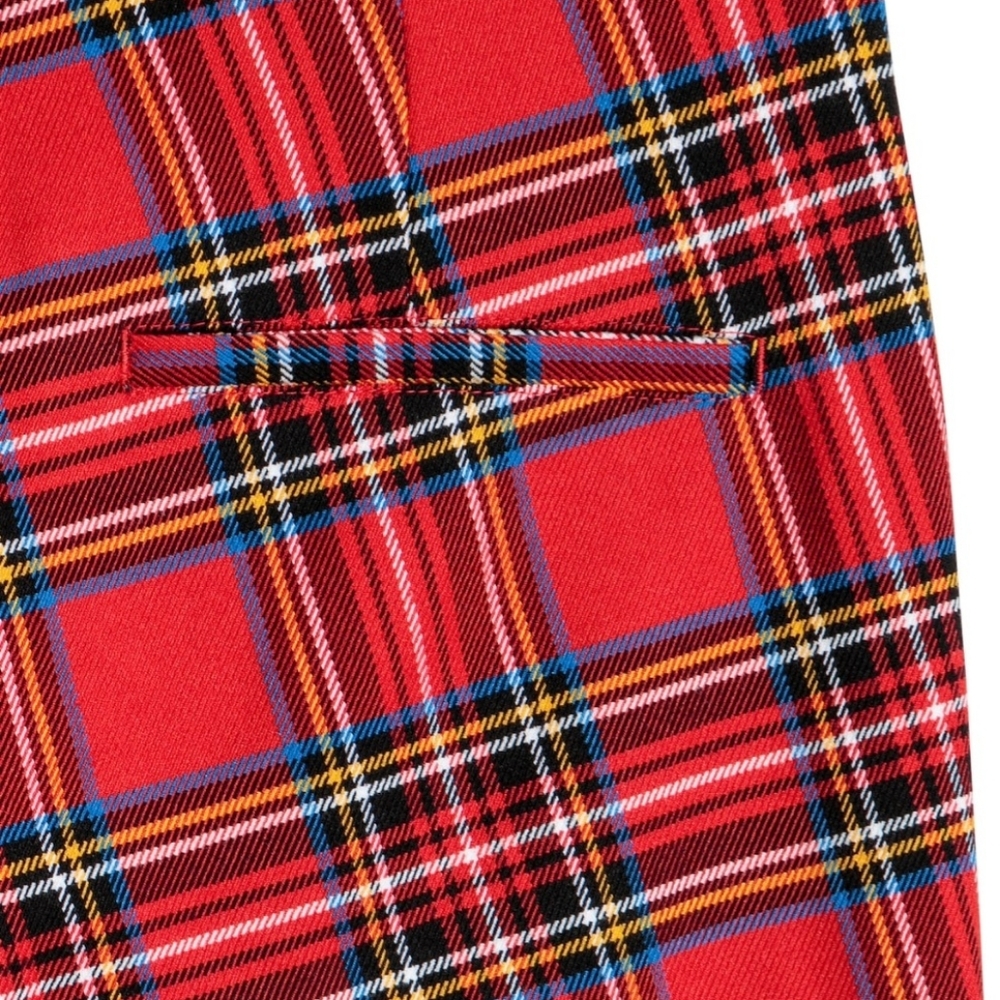 Red Plaid Pants - Picture 3 of 6